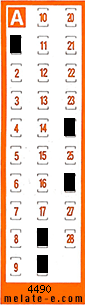 Volante ganador del sorteo 4490 de Chispazo