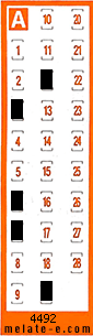 Volante ganador del sorteo 4492 de Chispazo