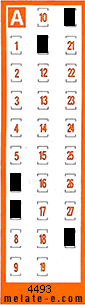 Volante ganador del sorteo 4493 de Chispazo