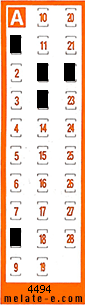 Volante ganador del sorteo 4494 de Chispazo