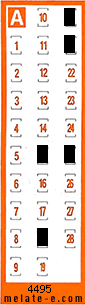 Volante ganador del sorteo 4495 de Chispazo