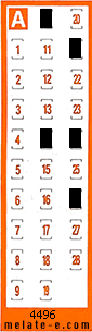 Volante ganador del sorteo 4496 de Chispazo