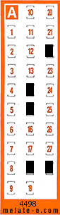 Volante ganador del sorteo 4498 de Chispazo