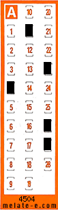 Volante ganador del sorteo 4504 de Chispazo