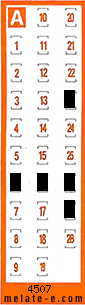 Volante ganador del sorteo 4507 de Chispazo