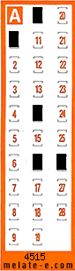 Volante ganador del sorteo 4515 de Chispazo