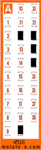 Volante ganador del sorteo 4516 de Chispazo