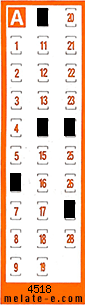 Volante ganador del sorteo 4518 de Chispazo