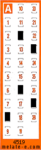 Volante ganador del sorteo 4519 de Chispazo