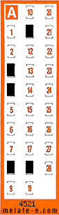 Volante ganador del sorteo 4521 de Chispazo