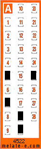 Volante ganador del sorteo 4522 de Chispazo