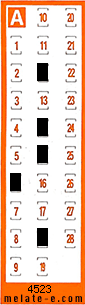 Volante ganador del sorteo 4523 de Chispazo