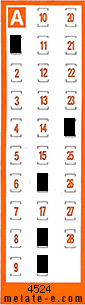 Volante ganador del sorteo 4524 de Chispazo