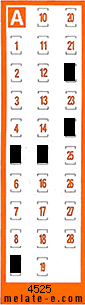 Volante ganador del sorteo 4525 de Chispazo