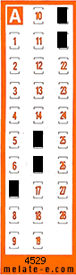 Volante ganador del sorteo 4529 de Chispazo