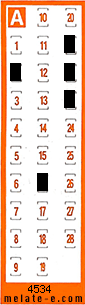 Volante ganador del sorteo 4534 de Chispazo