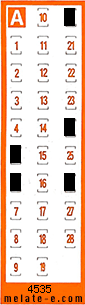 Volante ganador del sorteo 4535 de Chispazo