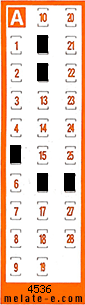 Volante ganador del sorteo 4536 de Chispazo