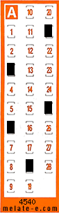 Volante ganador del sorteo 4540 de Chispazo