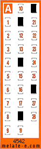 Volante ganador del sorteo 4542 de Chispazo