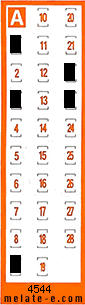 Volante ganador del sorteo 4544 de Chispazo