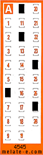 Volante ganador del sorteo 4545 de Chispazo
