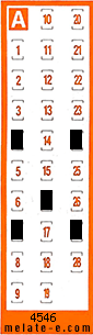 Volante ganador del sorteo 4546 de Chispazo