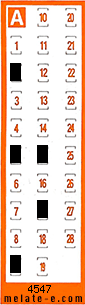 Volante ganador del sorteo 4547 de Chispazo