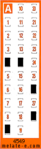 Volante ganador del sorteo 4549 de Chispazo