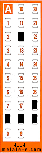 Volante ganador del sorteo 4554 de Chispazo