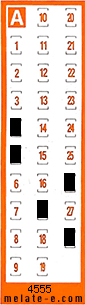 Volante ganador del sorteo 4555 de Chispazo