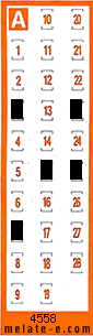 Volante ganador del sorteo 4558 de Chispazo