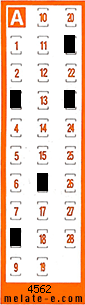 Volante ganador del sorteo 4562 de Chispazo