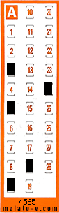 Volante ganador del sorteo 4565 de Chispazo