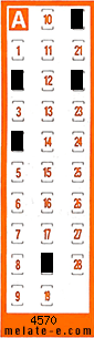 Volante ganador del sorteo 4570 de Chispazo
