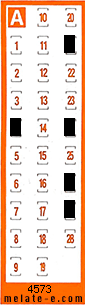 Volante ganador del sorteo 4573 de Chispazo