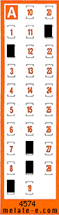 Volante ganador del sorteo 4574 de Chispazo