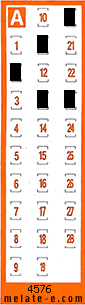 Volante ganador del sorteo 4576 de Chispazo