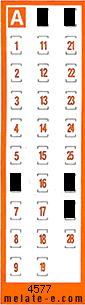 Volante ganador del sorteo 4577 de Chispazo