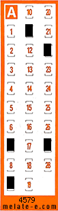 Volante ganador del sorteo 4579 de Chispazo