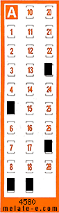 Volante ganador del sorteo 4580 de Chispazo