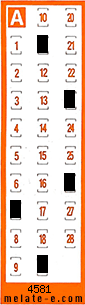 Volante ganador del sorteo 4581 de Chispazo