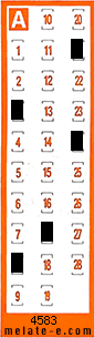 Volante ganador del sorteo 4583 de Chispazo