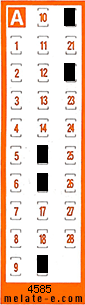 Volante ganador del sorteo 4585 de Chispazo
