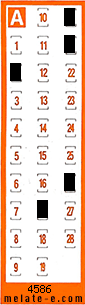 Volante ganador del sorteo 4586 de Chispazo