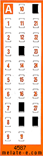 Volante ganador del sorteo 4587 de Chispazo