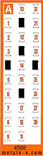 Volante ganador del sorteo 4588 de Chispazo