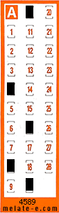Volante ganador del sorteo 4589 de Chispazo