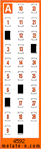 Volante ganador del sorteo 4592 de Chispazo