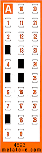 Volante ganador del sorteo 4593 de Chispazo